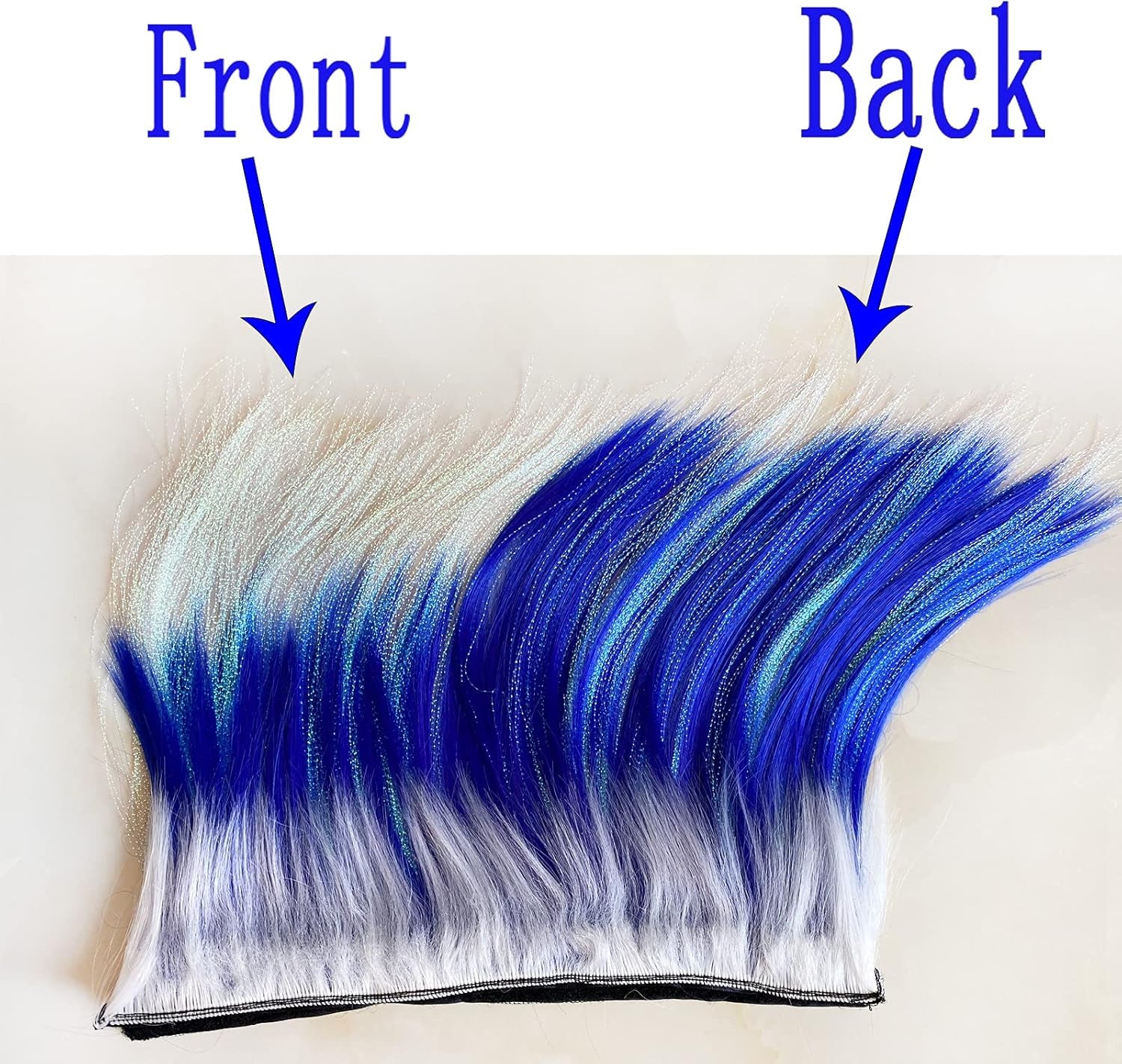 Mohawk Wig for Helmet Decoration, Reusable Hawk Design (Helmet Not Included)